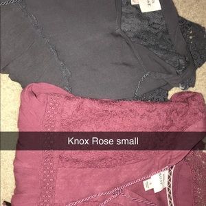 Knox Rose long sleeves
